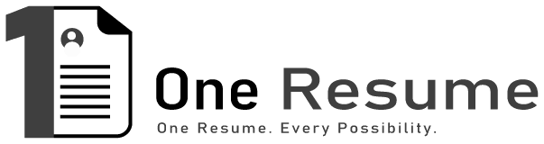 OneResume — One Resume. Every Possibility.